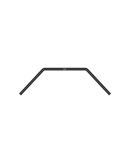 Barre anti-roulis avant 2.8mm - Courte - XRAY - 342488-S