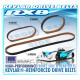 HIGH-PERFORMANCE DRIVE BELT SIDE 6.0 x 432 MM - 345441 - XRAY