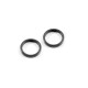 Cales de boite de vitesse alu noires (2) - XRAY - 345592-K
