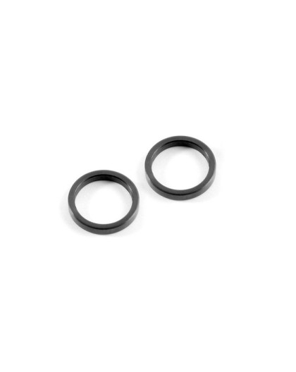 Cales de boite de vitesse alu noires (2) - XRAY - 345592-K