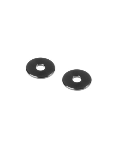 Rondelles alu noires 5x16.8x1.5mm (2) - XRAY - 345690