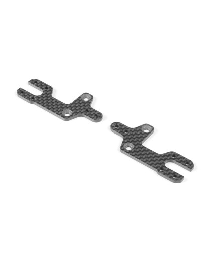 X8 Platines de suspension avant carbone (D+G) - XRAY - 346138