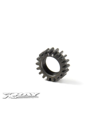 XCA ALU 7075 T6 HARD COATED PINION GEAR - 18T (1ST) - 348518 - XRAY