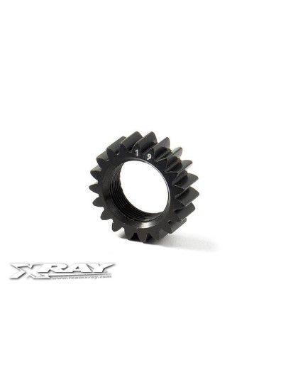 XCA ALU 7075 T6 HARD COATED PINION GEAR - 19T (2ND) - 348519 - XRAY