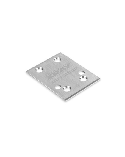 XB8/XB8E STAINLESS STEEL CHASSIS PROTECTOR - REAR - XRAY - 351236
