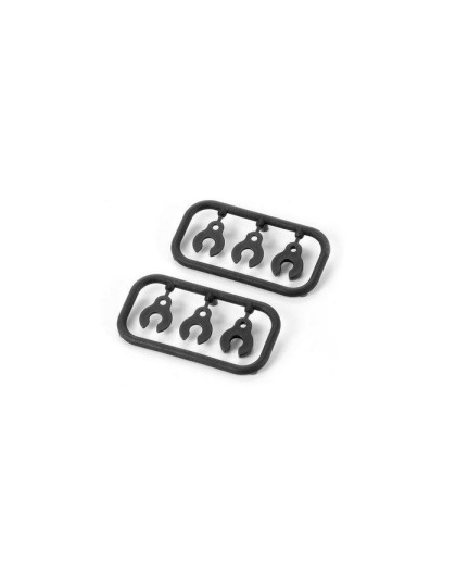XB8 CASTER CLIPS (2) - 352381 - XRAY