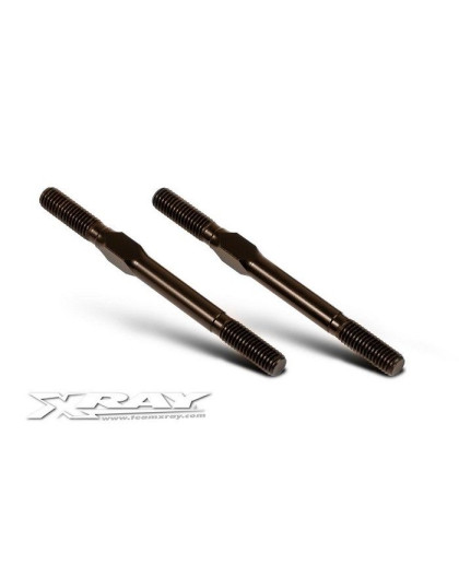 ALU ADJ. TURNBUCKLE 64MM M5 L/R - SWISS 7075 T6 (2) - 352632 - XRAY