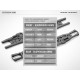 XT8 Triangle inférieur arrière plein Hard - XRAY - 353129-H