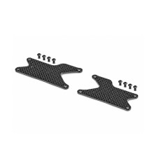 XB8 Plaques carbone triangle arrière - Hard (2) - XRAY - 353191-H