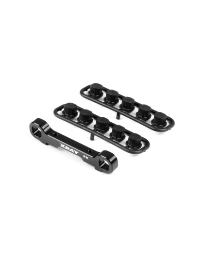 GT'22 ALU REAR LOWER SUSP. HOLDER - REAR. - XRAY - 353331