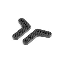 GT Plaques carbone fusée arrière 4mm (2) - XRAY - 353391