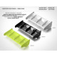 REAR WING - IFMAR - BLACK - 353513-K - XRAY