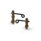 ALU BRAKE CAM POST & ROD (2+2) HARD COATED - 354041 - XRAY