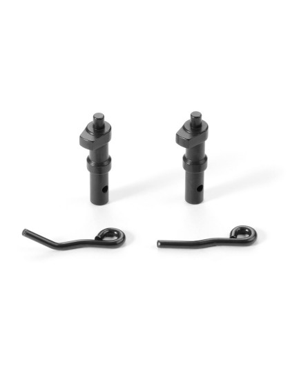 ALU BRAKE CAM POST & ROD (2+2) HARD COATED - 354061 - XRAY