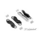 GLUED BRAKE PAD SET - ULTRA-EFFICIENT (4) - 354131 - XRAY