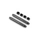 HEAT RESISTANT ALU DIFF PIN & INSERTS - 2G F/R (2+4) - XRAY - 355085