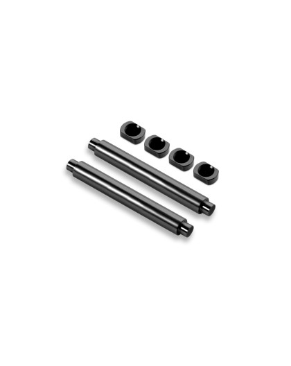 HEAT RESISTANT ALU DIFF PIN & INSERTS - 2G F/R (2+4) - XRAY - 355085