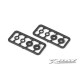COMPOSITE SET OF SHIMS FOR SHOCKS - DELRIN - V2 (2) - 358019 - XRAY