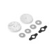 2-WAY FLOW DELRIN SHOCK PISTON 8-H. (1.2MM) & 2-H. (1.2MM) (2) - 3580
