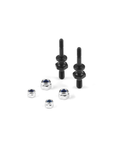 XB8 Fixation d'amortisseurs supérieur M4 (2) - XRAY - 358048