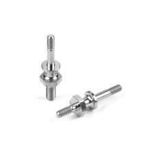 Fixation d'amortisseurs supérieur M4 Titane (2) - XRAY - 358048-T