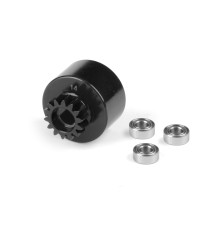 Cloche 14 dents 3BB + 3 roulements - XRAY - 358414