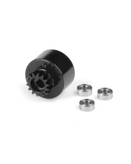 Cloche 14 dents 3BB + 3 roulements - XRAY - 358414