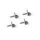 4-SHOE CLUTCH SPRINGS - GREY - MEDIUM (4) - 358481 - XRAY