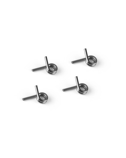 4-SHOE CLUTCH SPRINGS - GREY - MEDIUM (4) - 358481 - XRAY