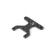 GRAPHITE FRONT UPPER STEERING DECK 2.0MM - 361174 - XRAY
