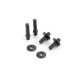 XB4 Support carro,accu + fix. aileron - XRAY - 361320