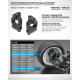 COMPOSITE C-HUB 6° DEG. LEFT - GRAPHITE - XRAY - 362221-G