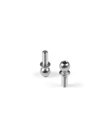 Rotules 5.4mm + filetage de 8mm - NICKEL (2) - XRAY - 362658