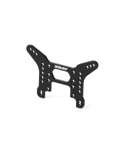 XB4 Support d'amortisseurs arrière alu 3.0mm - V2 - XRAY - 363084