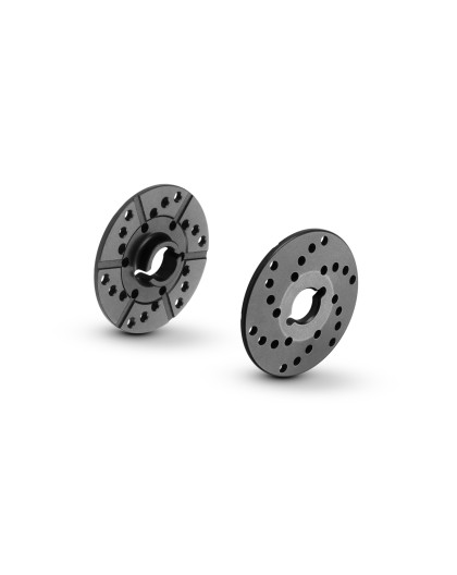 ALU ONE-WAY SLIPPER CLUTCH PLATES - VENTILATED (2) - XRAY - 364130-L