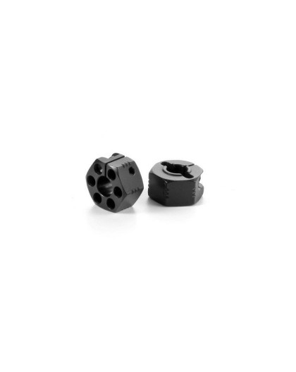 XB4 Hexagones de roue 12mm +2.25mm (2) - XRAY - 365357