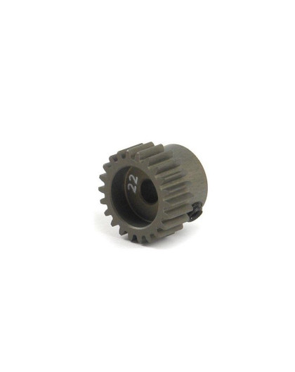 ALU PINION GEAR - HARD COATED 22T / 48 - 365722 - XRAY