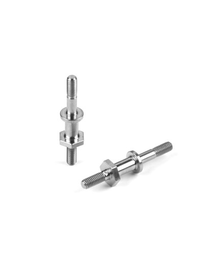 Fixations d'amortisseurs titane - Long (2) - XRAY - 368046-T