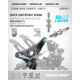 Fixations d'amortisseurs titane - Long (2) - XRAY - 368046-T
