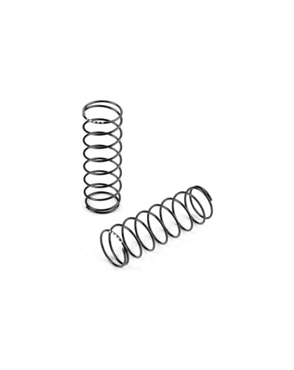 REAR BIG BORE CONICAL SPRING-SET L57.5MM - 5 DOTS (2) - XRAY - 368485