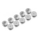 XB4 Jantes AV 12mm blanches - IFMAR - HARD (10) - XRAY - 369902-H