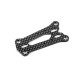 X1'17 Arm Mount Plate - 2.5mm Graphite - XRAY - 371064
