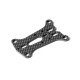X1'20 Graphite Arm Mount Plate - Wide Width - 2.5mm - XRAY - 371067