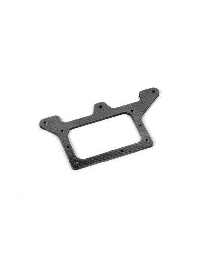 X12'15 GRAPHITE 2.5MM REAR POD LOWER PLATE - 371146 - XRAY