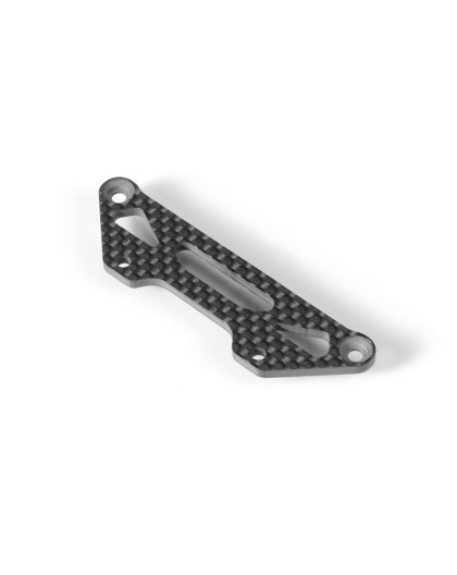 X12 Support pare-choc inf. carbone 2.5mm - XRAY - 371210