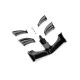 Aileron avant réglable X1 Noir - ETS - XRAY - 371203-K