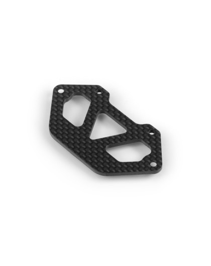 X12'19 GRAPHITE BUMPER LOWER HOLDER 2.5MM - 371211 - XRAY