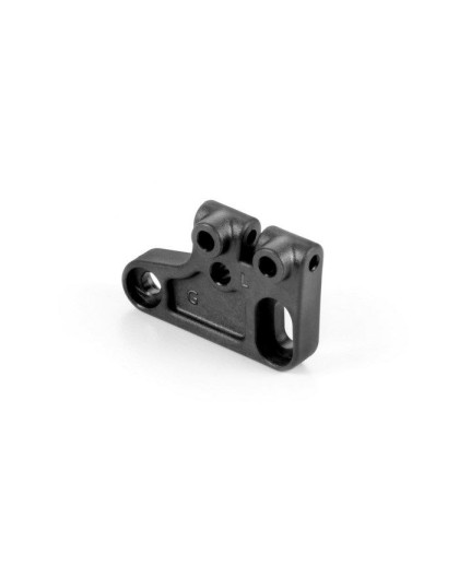 Composite Front Upper Arm Mount - Left - Graphite - XRAY - 372022