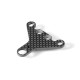 X12 US GRAPHITE LOWER SUSPENSION ARM - LEFT - 372125 - XRAY