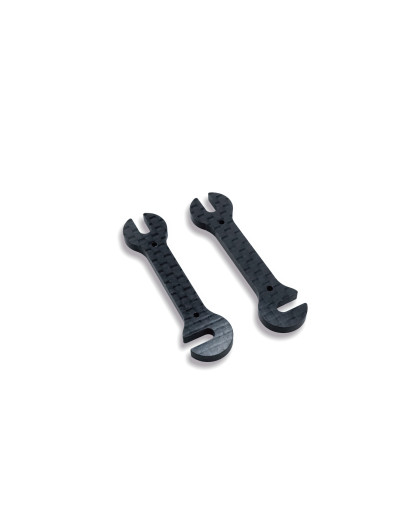 X10 Cale de hauteur carbone 2.5mm (2) - XRAY - 372296